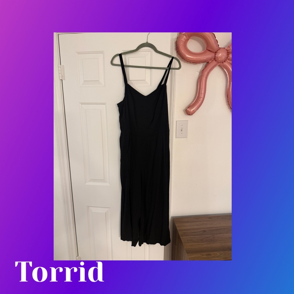 Torrid Black Tank Jumpsuit
